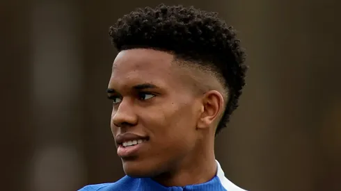 Estevão pelo Chelsea. (Photo by Jasper Wax/Getty Images)