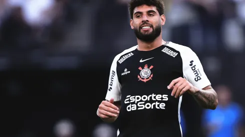 SP – SAO PAULO – 18/05/2025 – BRASILEIRO A 2025, CORINTHIANS X SANTOS – Yuri Alberto jogador do Corinthians durante partida contra o Santos no estadio Arena Corinthians pelo campeonato Brasileiro A 2025. Foto: Ettore Chiereguini/AGIF