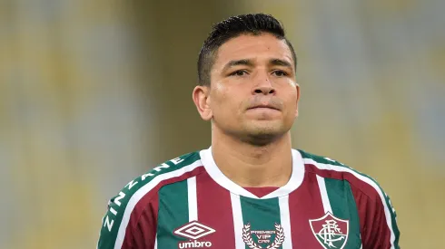 RJ – Rio de Janeiro – 19/04/2022 – COPA DO BRASIL 2022, FLUMINENSE X VILA NOVA-GO – Pineida jogador do Fluminense durante partida contra o Vila Nova-GO no estadio Maracana pelo campeonato Copa do Brasil 2022. Foto: Thiago Ribeiro/AGIF