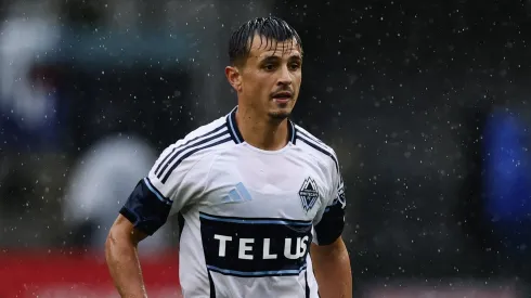 Andrés Cubas durante confronto entre Portland Timbers x Vancouver Whitecaps.