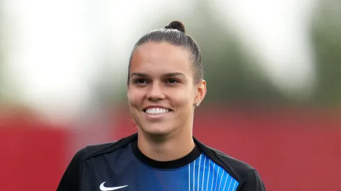 Ana Vitória, do Atlético do Madrid (Photo by Aitor Alcalde/Getty Images)