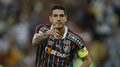 Nino of Fluminense celebrates after scoring the first goal of his team during a match between Fluminense and Cuiaba as part of Brasileirao 2023 at Maracana Stadium on May 13, 2023 in Rio de Janeiro, Brazil. (Photo by Wagner Meier/Getty Images)