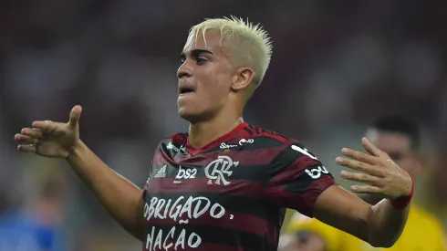 RJ – Rio de Janeiro – 05/12/2019 – Brasileiro A 2019, Flamengo x Avai – Reinier jogador do Flamengo comemora seu gol durante partida contra o Avai no estadio Maracana pelo campeonato Brasileiro A 2019. Foto: Thiago Ribeiro/AGIF