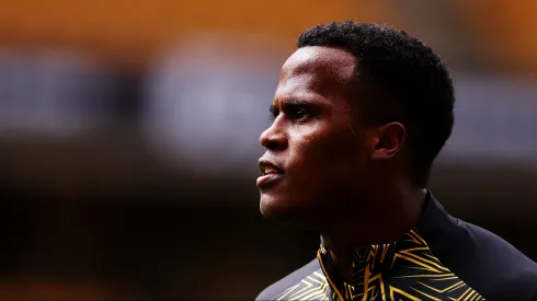 Jhon Arias em campo prlo Wolves. (Photo by Jack Thomas/Getty Images)