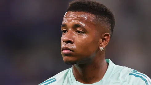 Arroyo durante confronto contra o Fortaleza no Brasileirão de 2025.