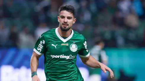 SP – SAO PAULO – 10/08/2025 – BRASILEIRO A 2025, PALMEIRAS X CEARA – jogador do Palmeiras durante partida contra o Ceara no estadio Arena Allianz Parque pelo campeonato Brasileiro A 2025. Foto: Marcello Zambrana/AGIF