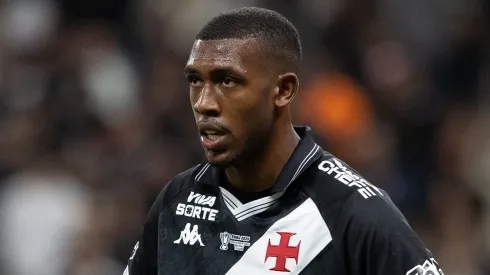 Rayan jogador do Vasco lamenta durante partida contra o Corinthians no estadio Arena Corinthians pelo campeonato Copa Do Brasil 2025. Foto: Joisel Amaral/AGIF