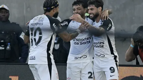 Yuri Alberto jogador do Corinthians comemora seu gol durante partida contra o Vasco no estadio Maracana pelo campeonato Copa Do Brasil 2025. Foto: Alexandre Loureiro/AGIF