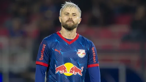 Eduardo Sasha durante confronto entre Bragantino x Vitória no Brasileirão de 2025.