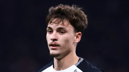 Breno Bidon jogador do Corinthians durante partida contra o Athletico-PR no estadio Arena Corinthians pelo campeonato Copa Do Brasil 2025. Foto: Marcello Zambrana/AGIF