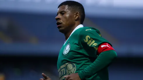 Gilberto jogador do Palmeiras durante partida contra o Sport no estadio Arena Barueri pelo campeonato Copa Sao Paulo 2025. Foto: Marco Miatelo/AGIF
