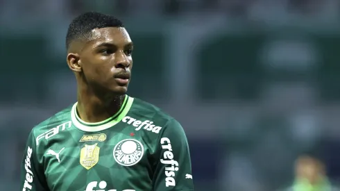 SP – SAO PAULO – 22/07/2023 – BRASILEIRO A 2023, PALMEIRAS X FORTALEZA – Luis Guilherme jogador do Palmeiras durante partida contra o Fortaleza no estadio Arena Allianz Parque pelo campeonato Brasileiro A 2023. Foto: Marcello Zambrana/AGIF