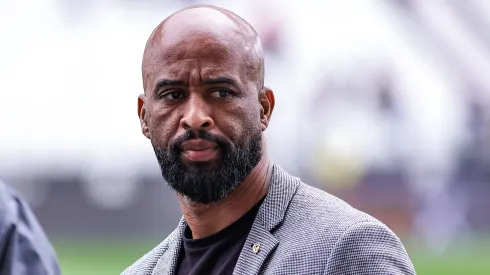 Fabinho Soldado diretor do Corinthians antes da partida contra o Ceara no estadio Arena Corinthians pelo campeonato Brasileiro A 2025. Foto: Fabio Giannelli/AGIF