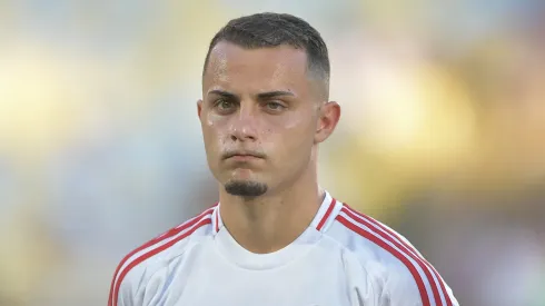 Bruno Gomes jogador do Internacional durante partida contra o Fluminense no estádio Maracanã pelo campeonato Brasileiro A 2025. Foto: Thiago Ribeiro/AGIF