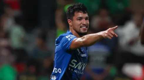 Torcedores do Palmeiras sonham com contratação de Marcos Leonardo. Foto: Yasser Bakhsh/Getty Images