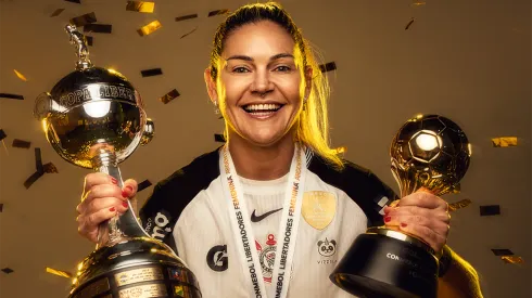 Gabi Zanotti é uma das líderes do elenco do Corinthians – Foto: Staff Images/Conmebol