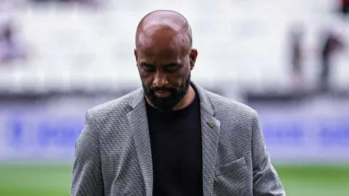 Fabinho Soldado diretor do Corinthians antes da partida contra o Ceara no estadio Arena Corinthians pelo campeonato Brasileiro A 2025. Foto: Fabio Giannelli/AGIF