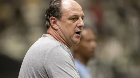 Rogerio Ceni tecnico do Bahia durante partida contra o Atletico-MG no estadio Arena MRV pelo campeonato Brasileiro A 2025. Foto: Fernando Moreno/AGIF