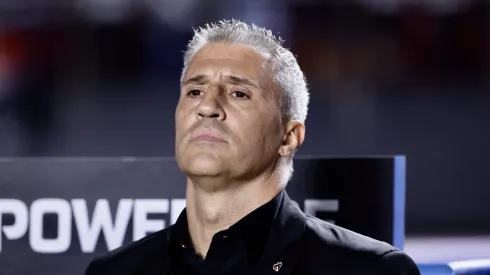 SP – SAO PAULO – 19/08/2025 – COPA LIBERTADORES 2025, SAO PAULO X ATLETICO NACIONAL – Hernan Crespo tecnico do Sao Paulo durante partida contra o Atletico Nacional no estadio Morumbi pelo campeonato Copa Libertadores 2025. Foto: Marcello Zambrana/AGIF