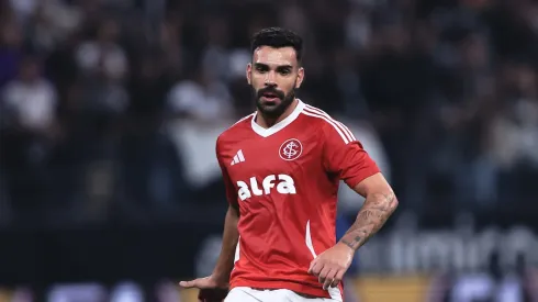 Bruno Henrique jogador do Internacional durante partida contra o Corinthians no estadio Arena Corinthians pelo campeonato Brasileiro A 2025. Foto: Ettore Chiereguini/AGIF