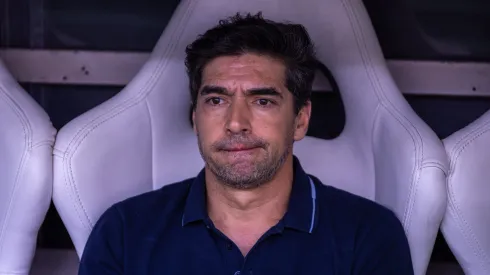 Abel Ferreira tecnico do Palmeiras durante partida contra o Ceara no estadio Arena Castelao pelo campeonato Brasileiro A 2025. Foto: Baggio Rodrigues/AGIF