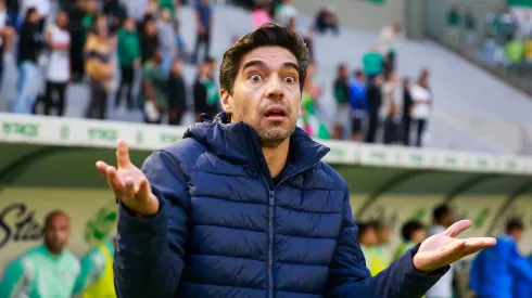Abel Ferreira tecnico do Palmeiras durante partida contra o Juventude no estadio Alfredo Jaconi pelo campeonato Brasileiro A 2025. Foto: Luiz Erbes/AGIF