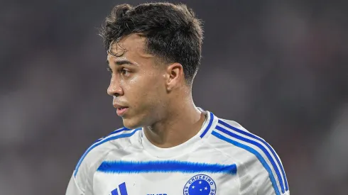 Kaio Jorge jogador do Cruzeiro durante partida contra o Fluminense no estadio Maracana pelo campeonato Brasileiro A 2025.