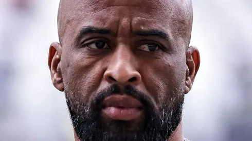 Fabinho Soldado diretor do Corinthians antes da partida contra o Ceara no estadio Arena Corinthians pelo campeonato Brasileiro A 2025. Foto: Fabio Giannelli/AGIF