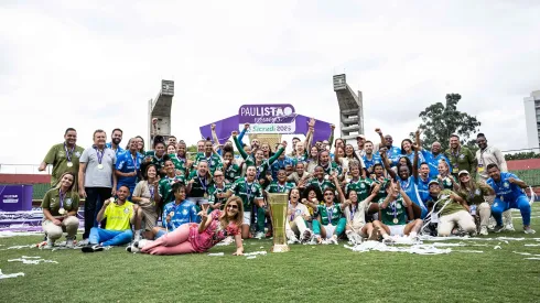 O Palmeiras conquistou o bi do Paulistão Feminino em cima do seu maior rival – Foto: Jhony Inacio/Ag. Paulistão