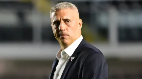 Crespo durante confronto entre São Paulo x Internacional no Brasileirão de 2025.