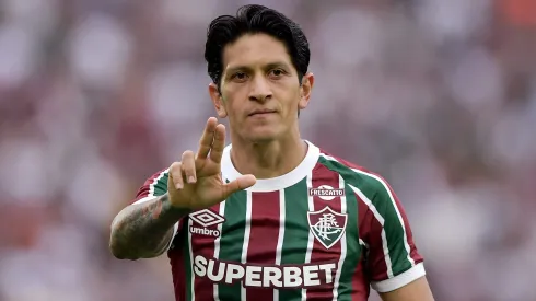 German Cano jogador do Fluminense durante partida contra o Fortaleza no estadio Maracana pelo campeonato Brasileiro A 2025. Foto: Thiago Ribeiro/AGIF