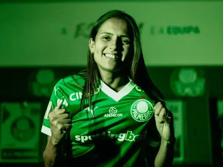 Palmeiras anuncia retorno de meia Duda Santos, que estava na Ferroviária