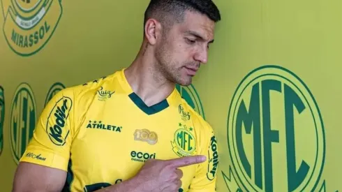 André Luís, novo atacante do Mirassol. Foto: JP Pinheiro/Agência Mirassol