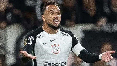 Maycon durante confronto entre Corinthians e Vasco na Copa do Brasil de 2025. Foto: Joisel Amaral/AGIF