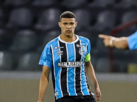 Grêmio recusa proposta do Olympiacos por Luís Eduardo, de 17 anos