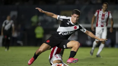 Bruno Lopes jogador do Vasco durante partida contra o Bangu no estadio Sao Januario pelo campeonato Carioca 2025. Foto: Jorge Rodrigues/AGIF
