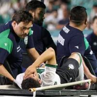 Lucas Crepaldi, atacante do Coritiba, quebra o braço durante lance em jogo de estreia pelo Paranaense