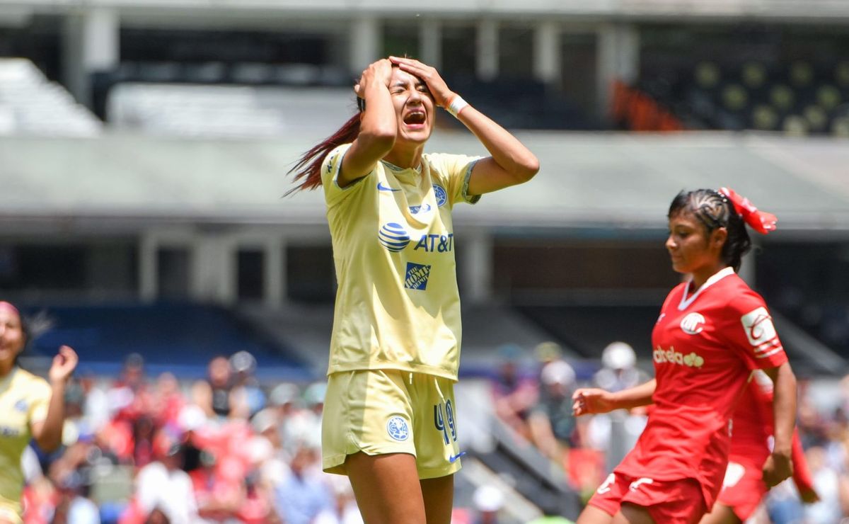 América Femenil Sub 18 perdió la Final tras empatar 1-1 con Toluca - Aguilas Monumental