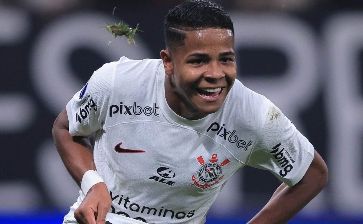 Wesley marca seu primeiro gol pelo time profissional do Corinthians