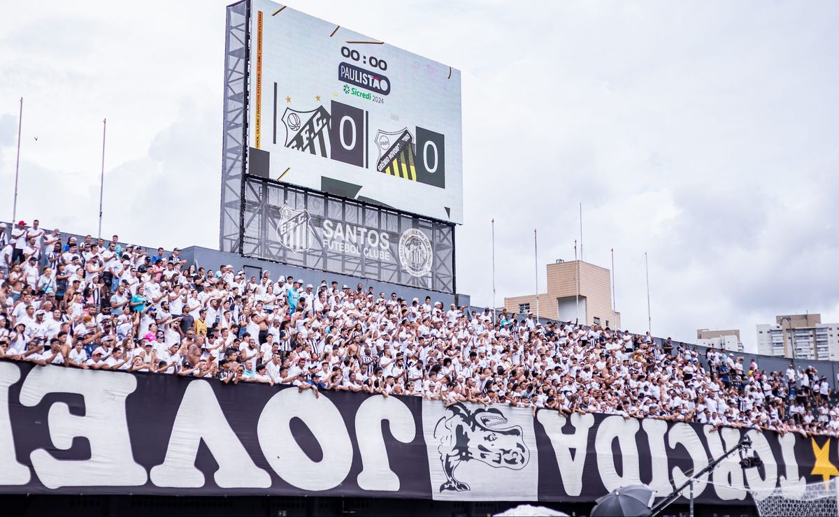 Torcedores do Santos esgotaram todos os ingressos para a final diante do Palmeiras