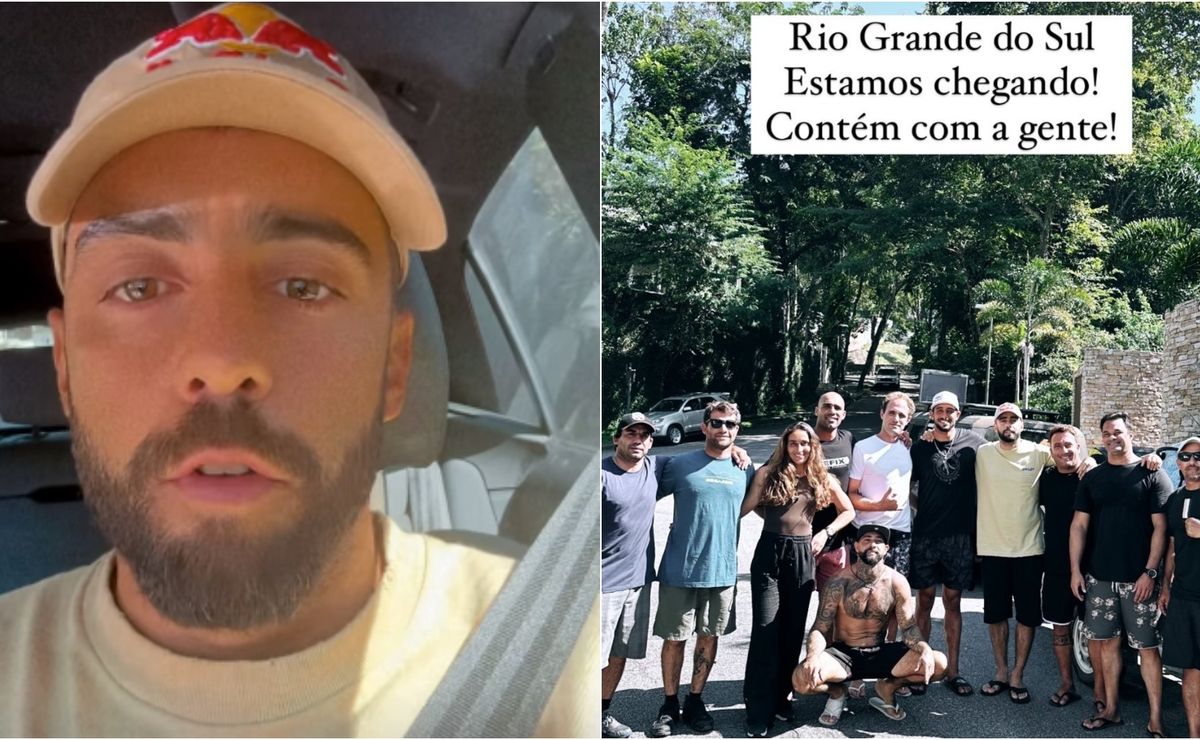 Pedro Scooby reúne amigos surfistas para ajudar no resgate no Rio Grande do Sul: 