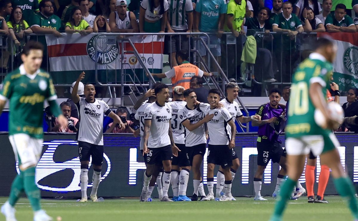 Botafogo elimina Palmeiras da Libertadores em jogo eletrizante no Allianz