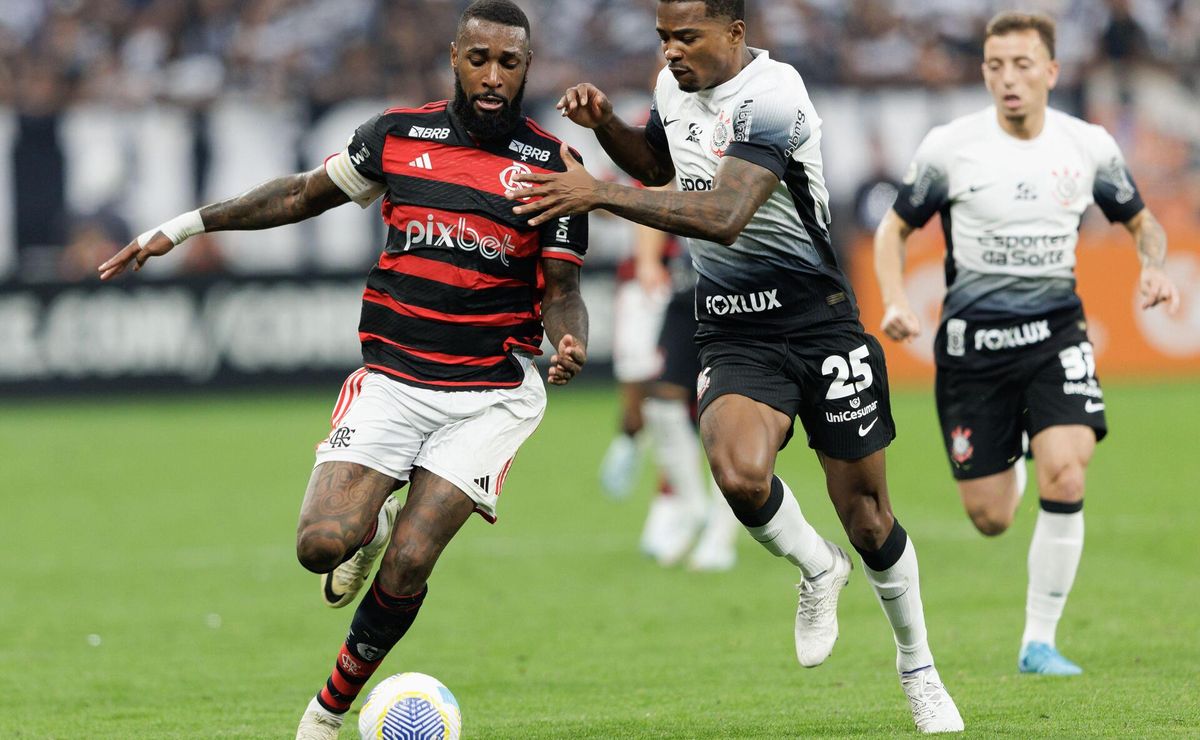 Flamengo x Corinthians: paulista venceu três vezes nos últimos cinco anos
