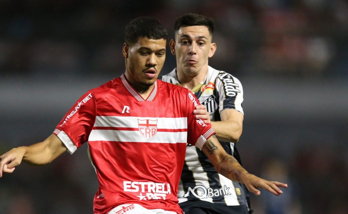 Santos recebe o CRB pela Série B podendo manter invencibilidade histórica no confronto