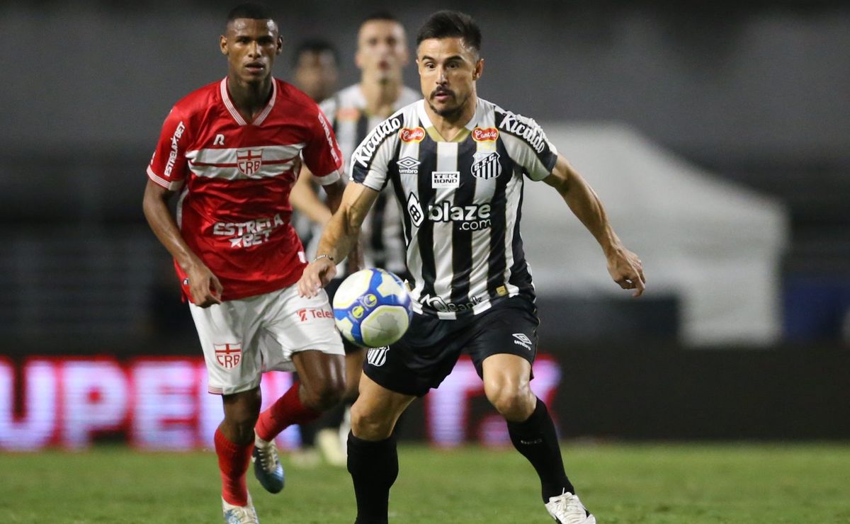 Santos x CRB AO VIVO – Onde assistir jogo em tempo real pelo Brasileirão Série B