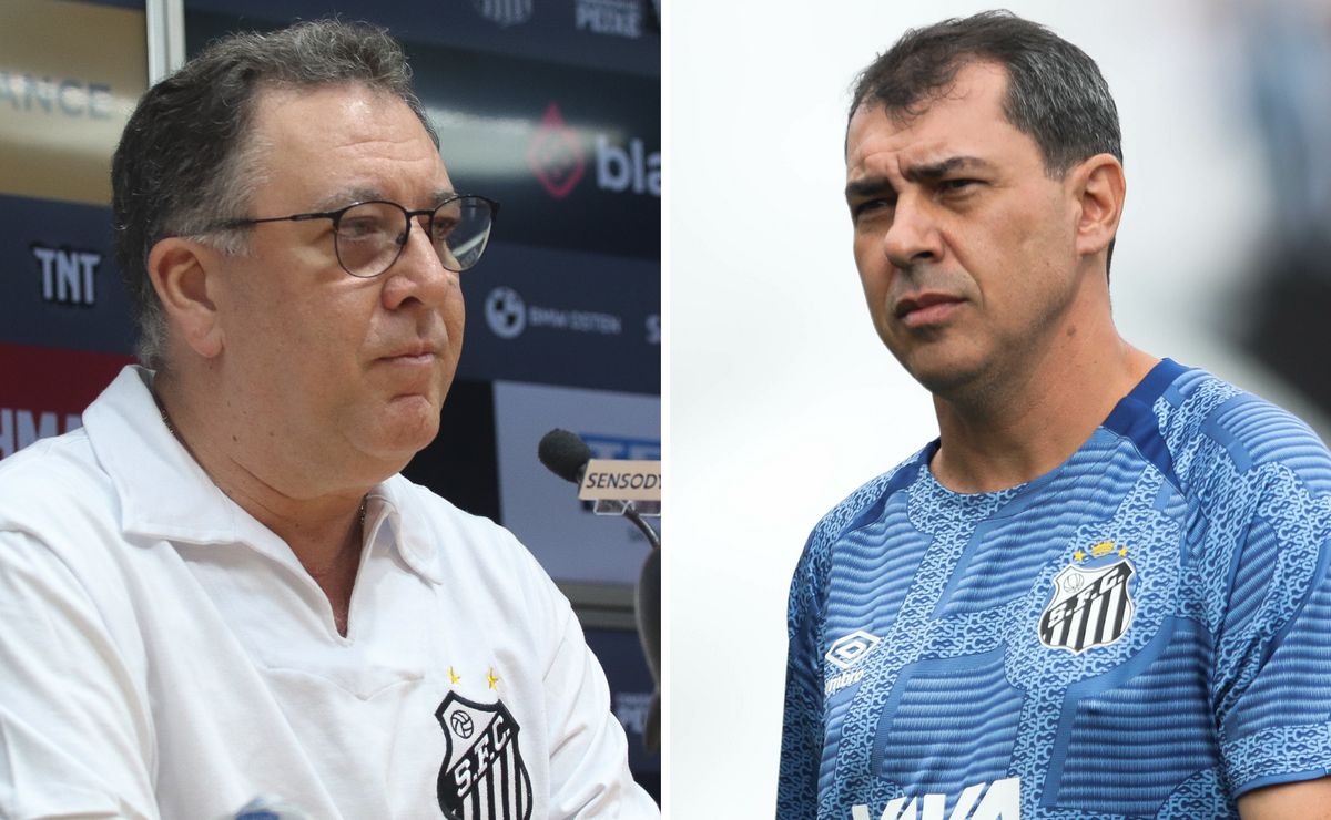 Marcelo Teixeira expõe decisão sobre futuro de Carille ligada ao trabalho com a base do Santos