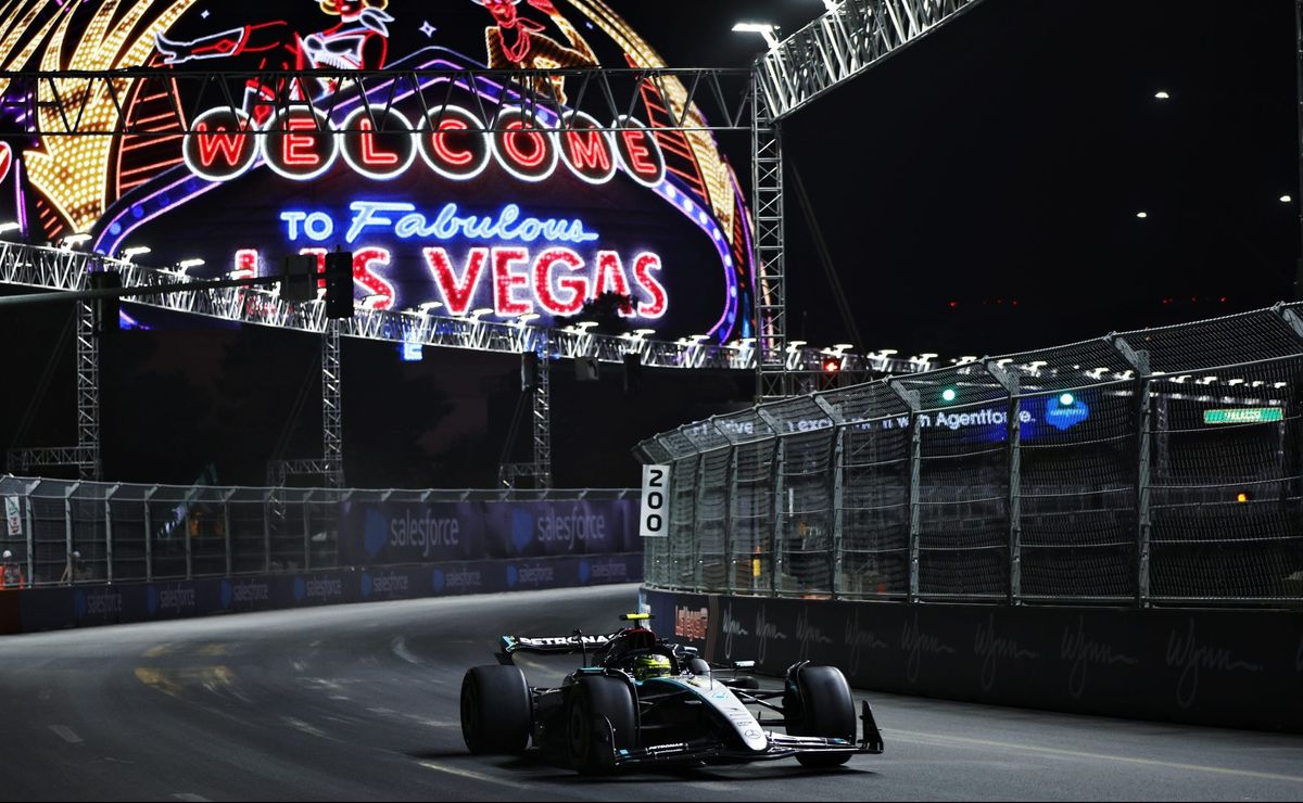 Hamilton supera Russell e lidera TL1 em Las Vegas com volta brilhante no final