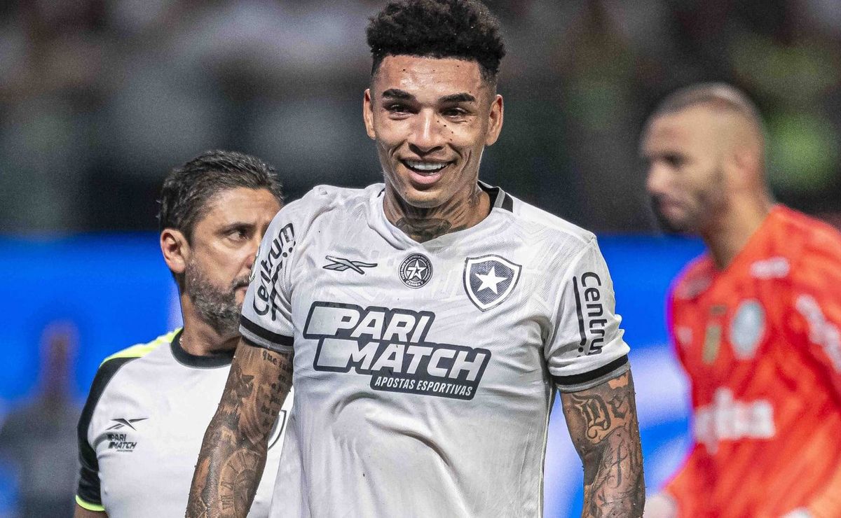 Igor Jesus reage a provocação após vitória do Botafogo sobre o Palmeiras: “Pipoca do torcedor”