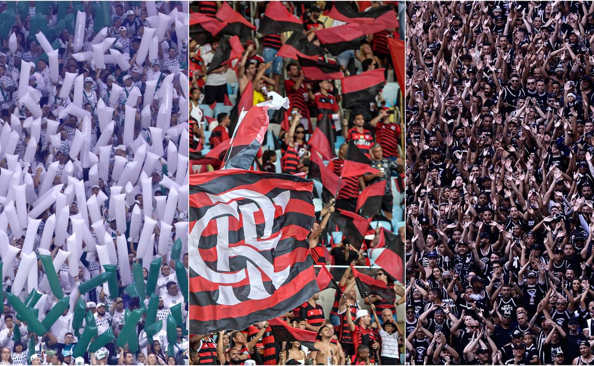 Ranking das maiores torcidas do Brasil, segundo nova pesquisa do Datafolha