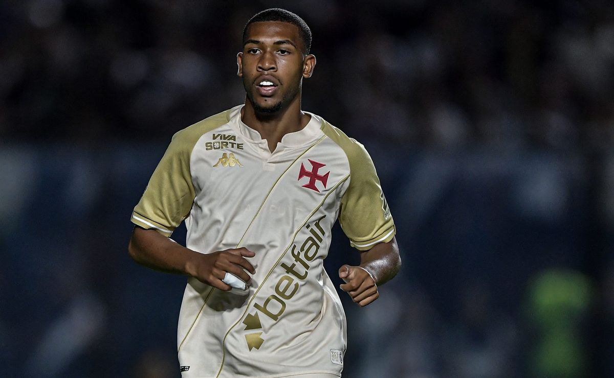 Rayan, do Vasco, está bem após choque de cabeça e deve enfrentar o Atlético-MG